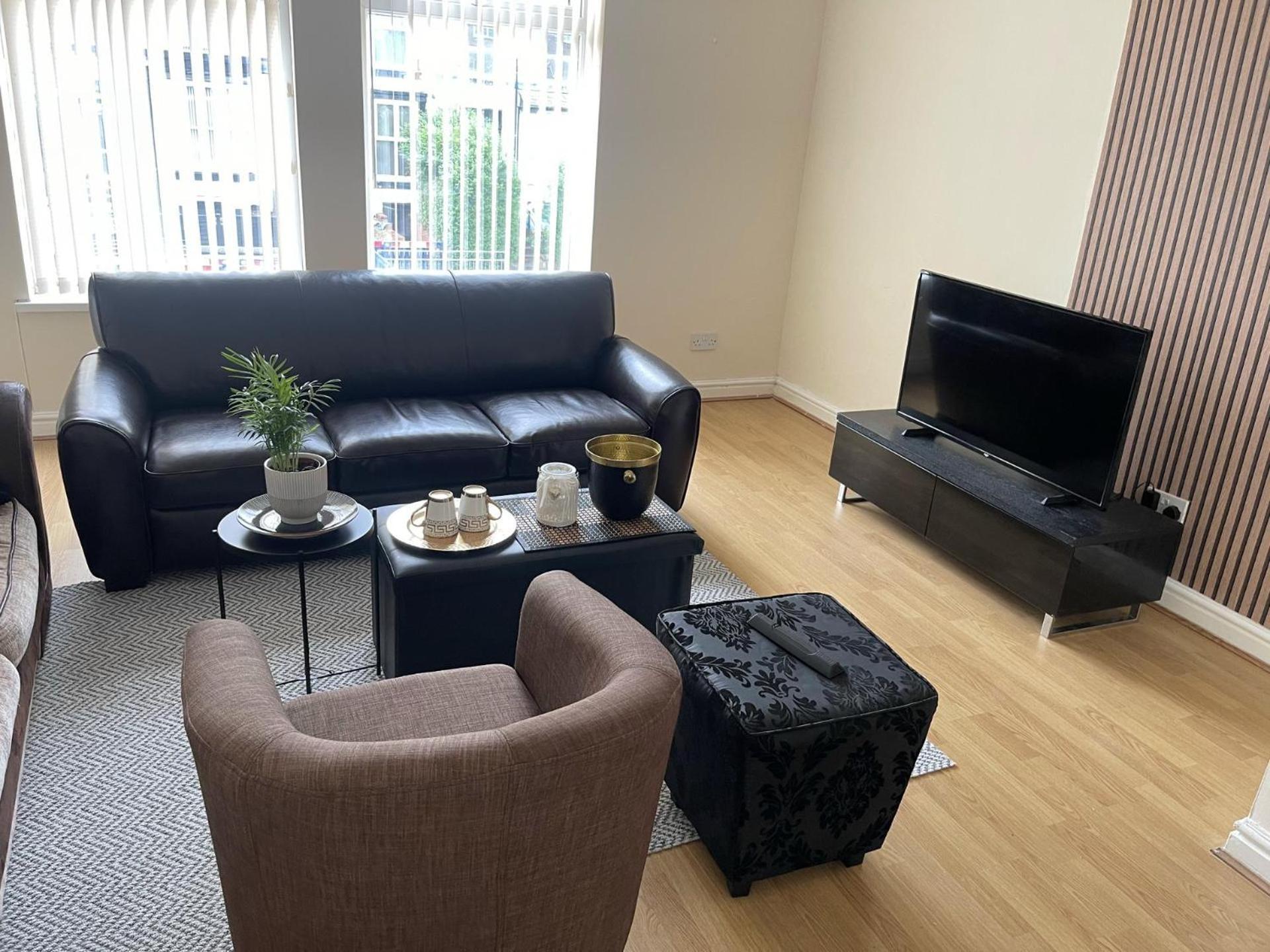 Stylish 1-Bed Apt - Sleeps 4 - Parking - Wifi Manchester Exteriér fotografie